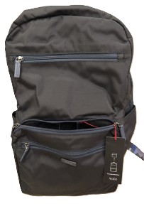 禮品組 (情人節限定 TUMI 可折疊後背包 黑色 + 聿健 DHA晶亮膠囊 60粒)