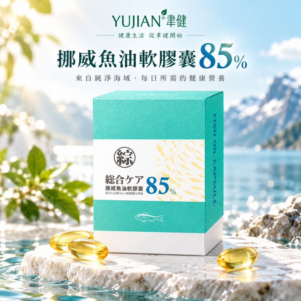 GOLD2SHINE 挪威魚油海洋情境主圖